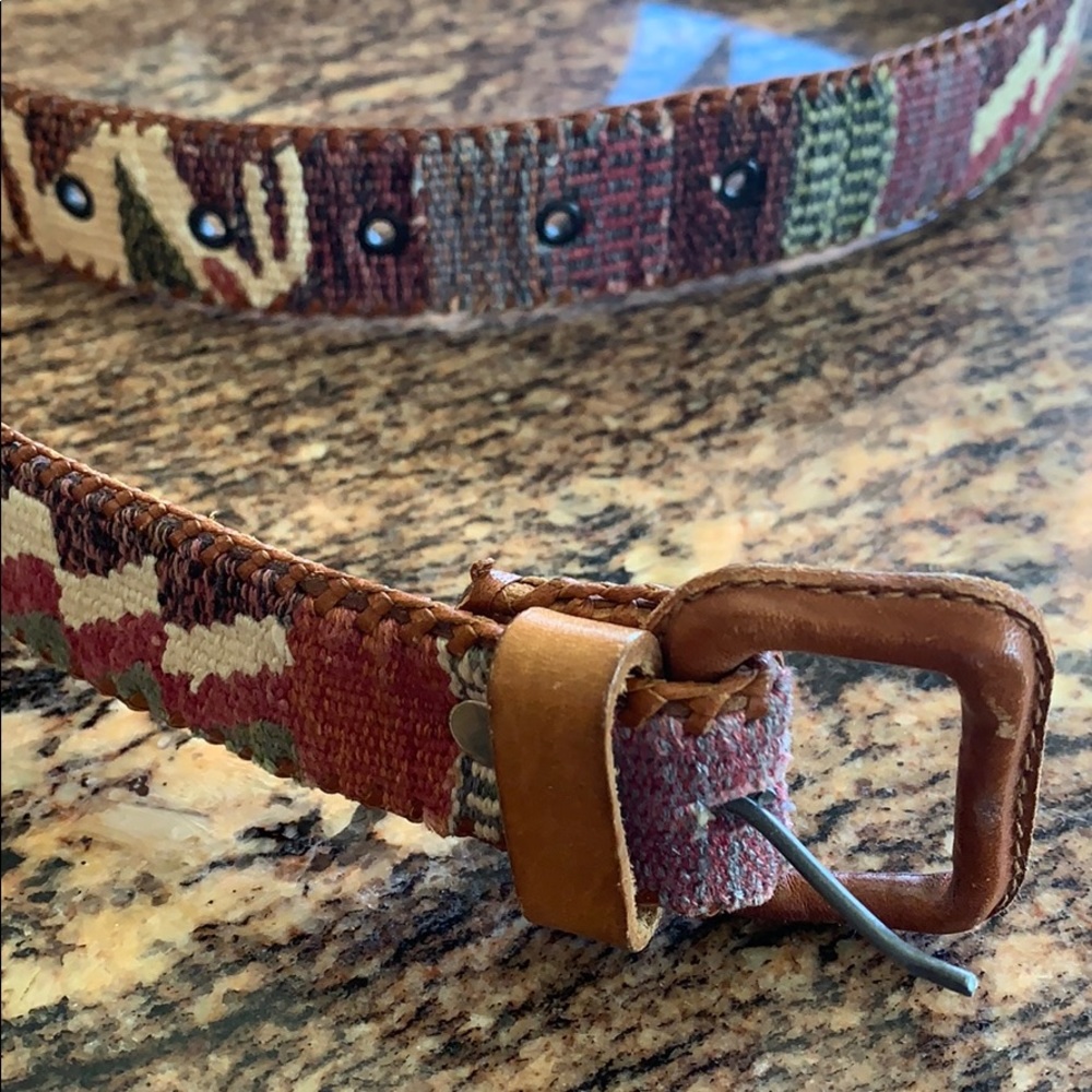 Vintage leather belt